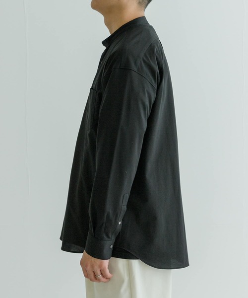 URBAN RESEARCH（アーバンリサーチ）の「ALBINI36G CUT OVER SHIRTS（シャツ/ブラウス・メンズ・ネイビー/ブラック/チャコールグレー・LARGE/MEDIUM）」の16枚目の写真