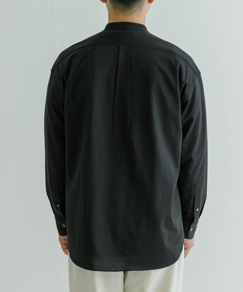URBAN RESEARCH（アーバンリサーチ）の「ALBINI36G CUT OVER SHIRTS（シャツ/ブラウス・メンズ・ネイビー/ブラック/チャコールグレー・LARGE/MEDIUM）」の17枚目の写真