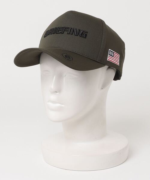 BRIEFING（ブリーフィング）の「【BRIEFING GOLF/ブリーフィングゴルフ】MENS BASIC FRONT PANEL CAP<br>（キャップ・メンズ・ネイビー/ベージュ/オリーブ/ブラック/ホワイト・FREE）」の5枚目の写真