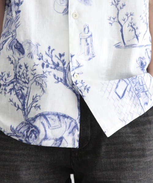 SHINYAKOZUKA（シンヤコヅカ）の「SHINYAKOZUKA SS SHIRT AS CANVAS（シャツ/ブラウス・メンズ・ホワイト系その他・SMALL/MEDIUM）」の5枚目の写真