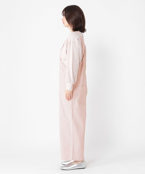 studio CLIP(スタディオクリップ)の「《days》ワンショルダーサロペット(サロペット/オーバーオール・レディース・オフホワイト/ブラック/ピンク・LARGE/MEDIUM)」の11枚目の写真