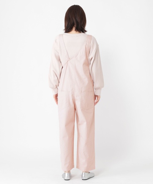 studio CLIP(スタディオクリップ)の「《days》ワンショルダーサロペット(サロペット/オーバーオール・レディース・オフホワイト/ブラック/ピンク・LARGE/MEDIUM)」の12枚目の写真