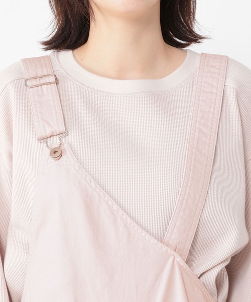 studio CLIP(スタディオクリップ)の「《days》ワンショルダーサロペット(サロペット/オーバーオール・レディース・オフホワイト/ブラック/ピンク・LARGE/MEDIUM)」の15枚目の写真