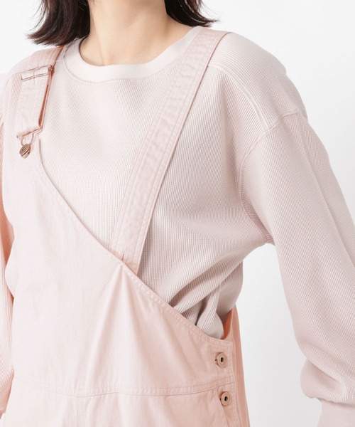 studio CLIP(スタディオクリップ)の「《days》ワンショルダーサロペット(サロペット/オーバーオール・レディース・オフホワイト/ブラック/ピンク・LARGE/MEDIUM)」の16枚目の写真