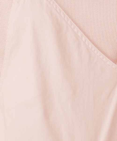 studio CLIP(スタディオクリップ)の「《days》ワンショルダーサロペット(サロペット/オーバーオール・レディース・オフホワイト/ブラック/ピンク・LARGE/MEDIUM)」の4枚目の写真