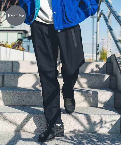 Gramicci(グラミチ)の「別注STRETCH WEATHER PANTS(その他パンツ・メンズ・ネイビー/オリーブ/ベージュ/スミクロ・SMALL/MEDIUM/LARGE)」の4枚目の写真