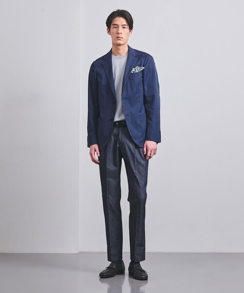 UNITED ARROWS（ユナイテッドアローズ）の「クールモーション ドビー シングル2B ジャケット COMFORT EASY-MODEL -接触冷感-（テーラードジャケット・メンズ・ネイビー/ダークグレー・44/46/48/50/52）」の9枚目の写真