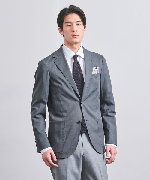 UNITED ARROWS（ユナイテッドアローズ）の「クールモーション ドビー シングル2B ジャケット COMFORT EASY-MODEL -接触冷感-（テーラードジャケット・メンズ・ネイビー/ダークグレー・44/46/48/50/52）」の8枚目の写真