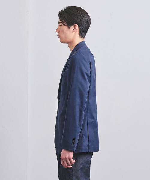 UNITED ARROWS（ユナイテッドアローズ）の「クールモーション ドビー シングル2B ジャケット COMFORT EASY-MODEL -接触冷感-（テーラードジャケット・メンズ・ネイビー/ダークグレー・44/46/48/50/52）」の5枚目の写真