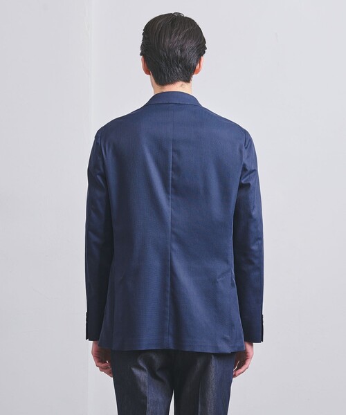UNITED ARROWS（ユナイテッドアローズ）の「クールモーション ドビー シングル2B ジャケット COMFORT EASY-MODEL -接触冷感-（テーラードジャケット・メンズ・ネイビー/ダークグレー・44/46/48/50/52）」の4枚目の写真