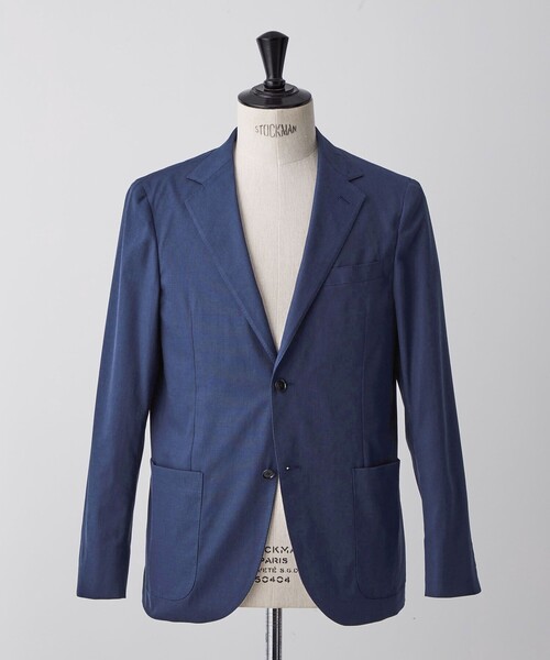 UNITED ARROWS（ユナイテッドアローズ）の「クールモーション ドビー シングル2B ジャケット COMFORT EASY-MODEL -接触冷感-（テーラードジャケット・メンズ・ネイビー/ダークグレー・44/46/48/50/52）」の3枚目の写真