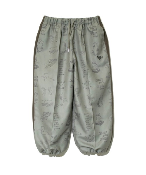 (What it isNt)ART BY MARKGONZALES(ワットイットイズント)の「(What it isNt)/ホワットイットイズント ART BY MARKGONZALES TRACK PANTS(その他パンツ・メンズ・ベージュ・MEDIUM/LARGE)」の3枚目の写真