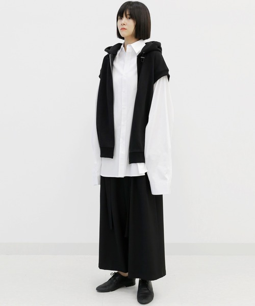 archive ギミック　ビックフード　ダブルジップ　フードベスト archive ギミック ビックフード ダブルジップ フードベスト archive