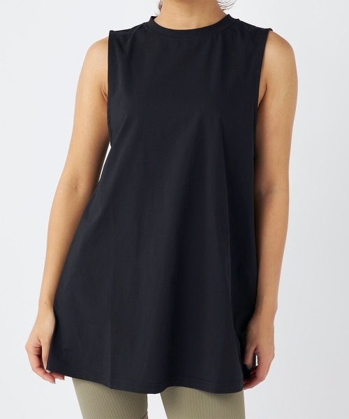 Ocean Pacific（オーシャンパシフィック）の「【OP/オーピー】【究極の素材 PEARTEX -ペアテックス】レディース水陸両用タンクラッシュ（ラッシュガード・レディース・ホワイト/ブラック/カーキ・FREE）」の6枚目の写真