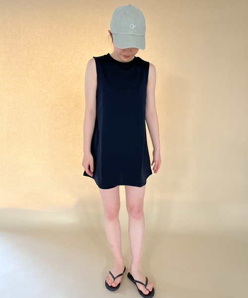 Ocean Pacific（オーシャンパシフィック）の「【OP/オーピー】【究極の素材 PEARTEX -ペアテックス】レディース水陸両用タンクラッシュ（ラッシュガード・レディース・ホワイト/ブラック/カーキ・FREE）」の13枚目の写真