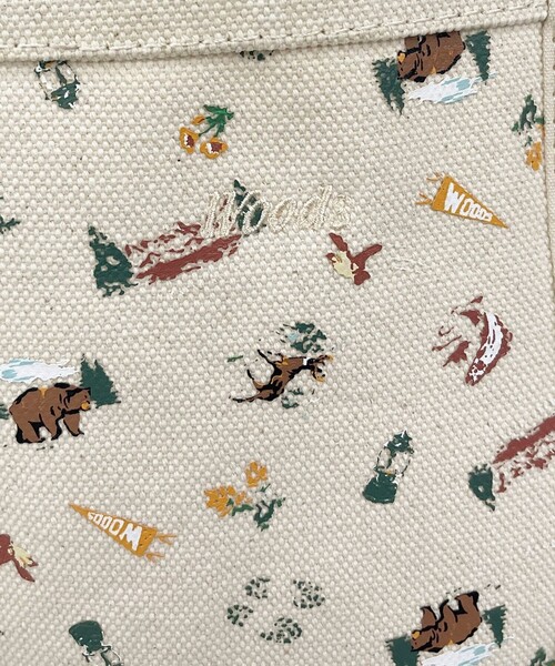 Woods（ウッズ）の「【Woods/ウッズ】グラフィックトートバッグ（トートバッグ・レディース・ブラウン系その他/ホワイト系その他5・FREE）」の5枚目の写真