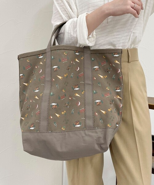 Woods（ウッズ）の「【Woods/ウッズ】グラフィックトートバッグ（トートバッグ・レディース・ブラウン系その他/ホワイト系その他5・FREE）」の12枚目の写真