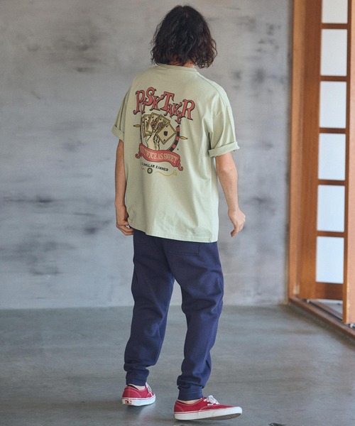 mt8937- ビッグシルエットプリントTシャツ（RISKTAKER）（Tシャツ/カットソー）｜CAMBIO（カンビオ）