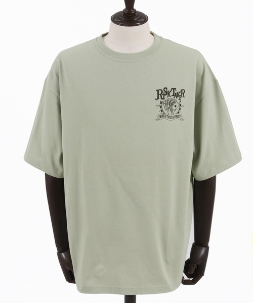 mt8937- ビッグシルエットプリントTシャツ（RISKTAKER）（Tシャツ/カットソー）｜CAMBIO（カンビオ）