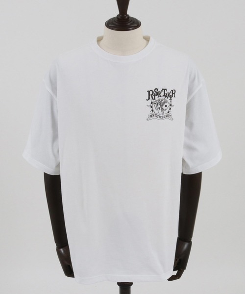 mt8937- ビッグシルエットプリントTシャツ（RISKTAKER）（Tシャツ/カットソー）｜CAMBIO（カンビオ）