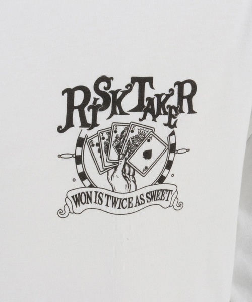 mt8937- ビッグシルエットプリントTシャツ（RISKTAKER）（Tシャツ/カットソー）｜CAMBIO（カンビオ）