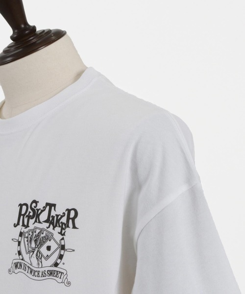 mt8937- ビッグシルエットプリントTシャツ（RISKTAKER）（Tシャツ/カットソー）｜CAMBIO（カンビオ）