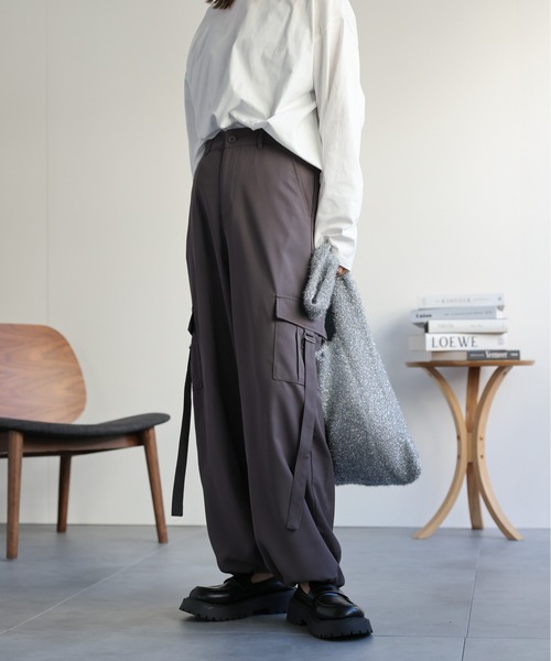 セール】サイドベルトカーゴパンツ（カーゴパンツ）｜ap retro