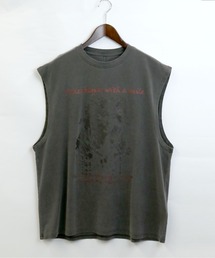 Starting Over | Pigment hard wash no sleeve/ピグメント ハードウォッシュ ノースリーブ/タンクトップ(Tシャツ/カットソー)
