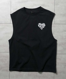 【ユニセックス/レイヤードに最適】ピグメントハードウォッシュ ヘビーウェイト ノースリーブTシャツ / タンクトップ