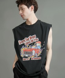 Starting Over | Pigment hard wash no sleeve/ピグメント ハードウォッシュ ノースリーブ/タンクトップ(Tシャツ/カットソー)