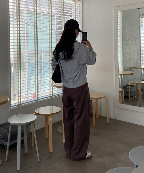 COLONY 2139（コロニートゥーワンスリーナイン）の「2タックワイドパンツ（スラックス・レディース・グレー/アイボリー/ブラック/ブラウン/ネイビー/ライトグレー/モカ・MEDIUM/SMALL/LARGE/PS）」の11枚目の写真