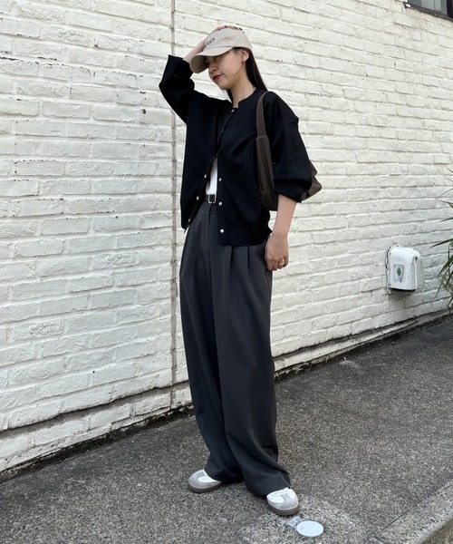 NEU_IN ワイドスラックスパンツ　sullen ニューイン NEU_IN ワイドスラックスパンツ sullen ニューイン - メルカリ