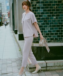 ANY SIS（エニィスィス）の「【接触冷感・UVカット・吸水速乾】サラキレイ テーパード パンツ（その他パンツ）」