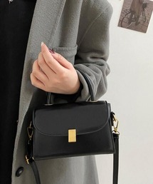 【resonance】ワンハンドル ベーシックカラー ハンドバッグ ショルダーバッグ 2WAY