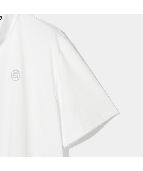 SKINS（スキンズ）の「【SKINS(スキンズ)/GOLF】 シンプルショートモックネックプルオーバー（シャツ/ブラウス・メンズ・ホワイト/ブラック・46/48）」の7枚目の写真