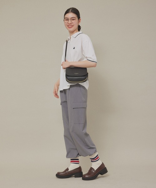 BEVERLY HILLS POLO CLUB（ビバリーヒルズポロクラブ）の「【BEVERLY HILLS POLO CLUB】鹿の子ポロシャツ（ポロシャツ・レディース・ブラック/ホワイト系その他・38）」の11枚目の写真