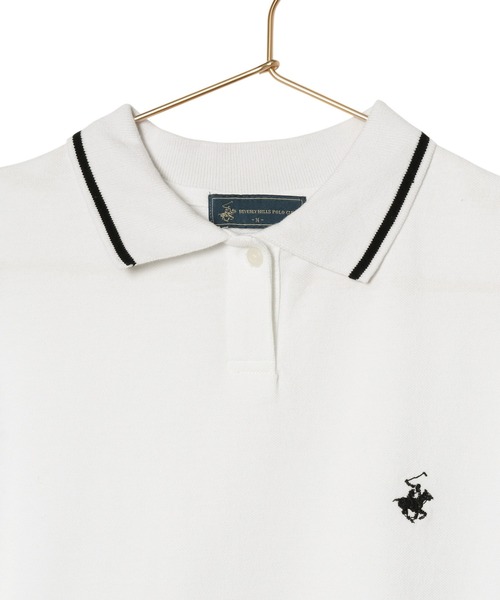 BEVERLY HILLS POLO CLUB（ビバリーヒルズポロクラブ）の「【BEVERLY HILLS POLO CLUB】鹿の子ポロシャツ（ポロシャツ・レディース・ブラック/ホワイト系その他・38）」の16枚目の写真