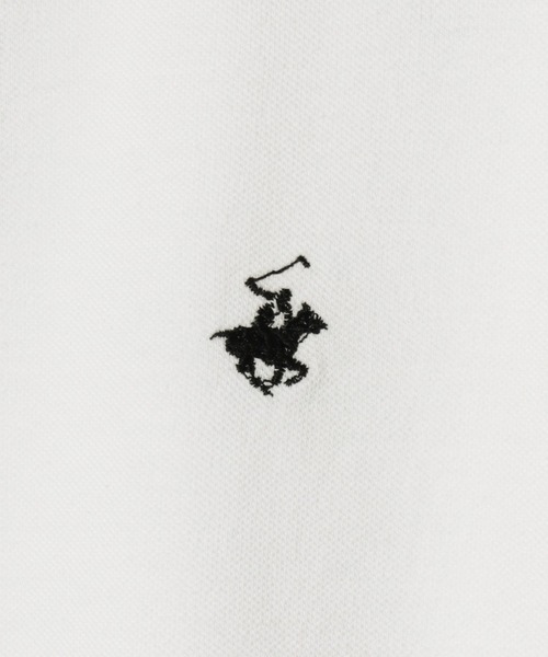 BEVERLY HILLS POLO CLUB（ビバリーヒルズポロクラブ）の「【BEVERLY HILLS POLO CLUB】鹿の子ポロシャツ（ポロシャツ・レディース・ブラック/ホワイト系その他・38）」の19枚目の写真