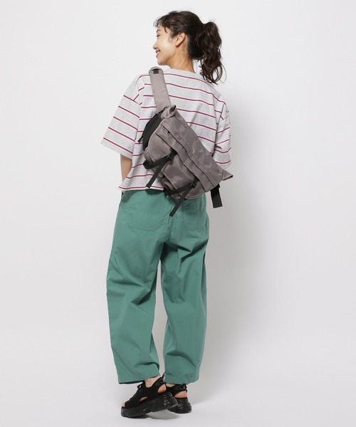 niko and...（ニコアンド）の「ナイロンコットンバレルパンツ（その他パンツ・レディース・グリーン/ベージュ/ネイビー/アイボリー・FREE）」の14枚目の写真