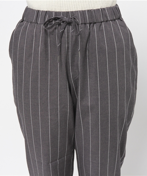 koe（コエ）の「ストライプテーパードパンツ（その他パンツ・レディース・ネイビー/グレー・MEDIUM/SMALL/LARGE）」の6枚目の写真