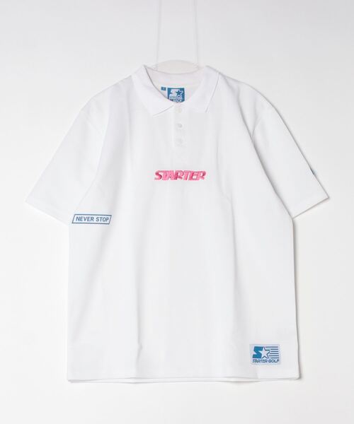 【セール】【STARTER GOLF】スターターゴルフ STARTERロゴ刺繍半袖ポロシャツ SG-123009(ポロシャツ)|STARTER BLUE LABEL(スターターブルーレーベル) 【セール】【STARTER GOLF】スターターゴルフ STARTERロゴ刺繍半袖ポロシャツ SG-123009(ポロシャツ)|STARTER BLUE LABEL(スターターブルーレーベル)