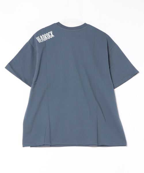 HEAD ROCK(ヘッドロック)の「半袖オーバーサイズTシャツ(大人)(Tシャツ/カットソー・レディース・ネイビー/オートミール/スミクロ・185/175/165)」の6枚目の写真