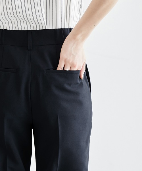 ROPE' PICNIC（ロペピクニック）の「リネンライクテーパードパンツ/セットアップ対応・UVケア（その他パンツ・レディース・ダークブラウン/ライトグレー/ネイビー・40/38/36）」の16枚目の写真