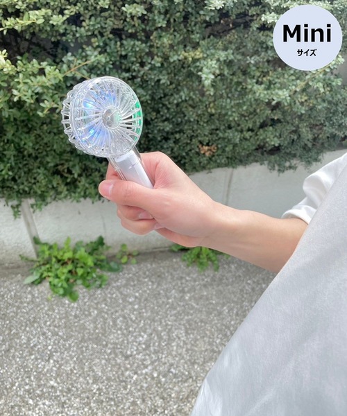 Ado ペンライト　ハンディファン BAYFLOW（ベイフロー）の「[7色LEDライト付き]Miniクリア