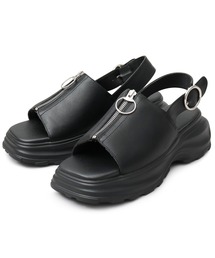 厚底ストラップサンダル