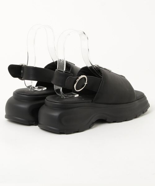 8(eight)(エイト)の「厚底ストラップサンダル(サンダル・メンズ・ブラック・LARGE/MEDIUM/SMALL)」の2枚目の写真