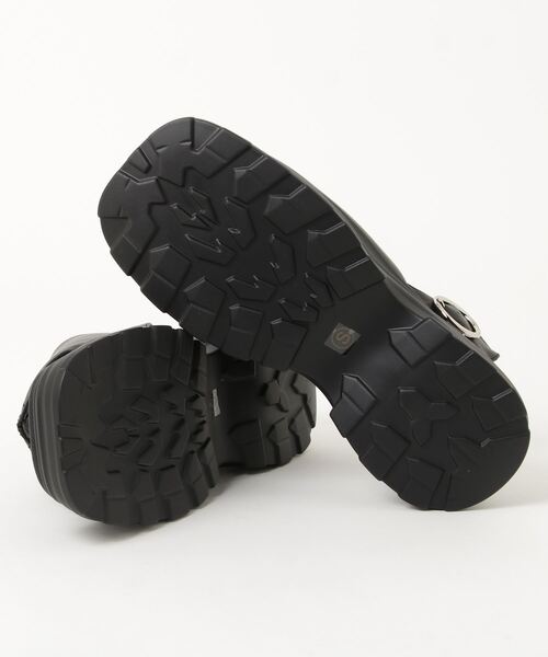 8(eight)(エイト)の「厚底ストラップサンダル(サンダル・メンズ・ブラック・LARGE/MEDIUM/SMALL)」の3枚目の写真