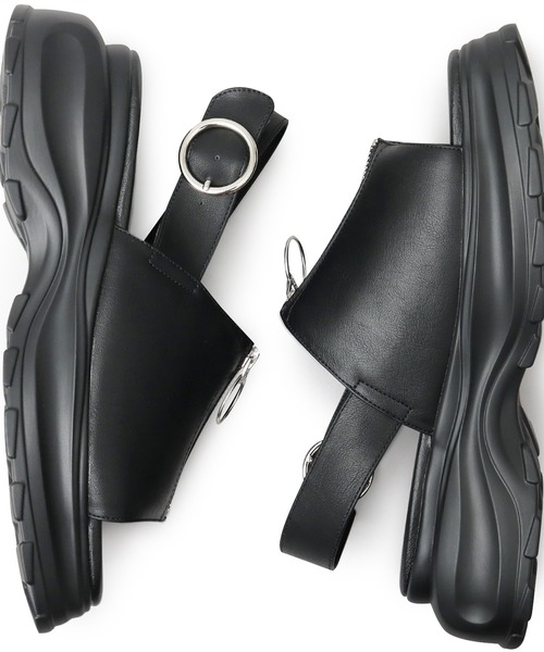 8(eight)(エイト)の「厚底ストラップサンダル(サンダル・メンズ・ブラック・LARGE/MEDIUM/SMALL)」の5枚目の写真