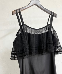 mystic | [otona mystic]ヴィンテージレースキャミワンピース(ワンピース)