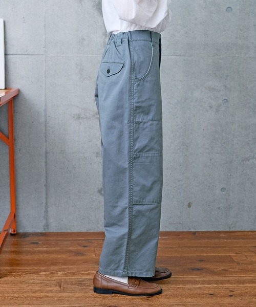 PAR ICI（パーリッシィ）の「配色コール ダブルニーパンツ（その他パンツ・レディース・ブラウン/サックスブルー/カーキ・FREE）」の8枚目の写真